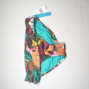 Bleu by Rod Beattie Women's Hipster Bikini Swim Bottom, Multi Floral, Size 6